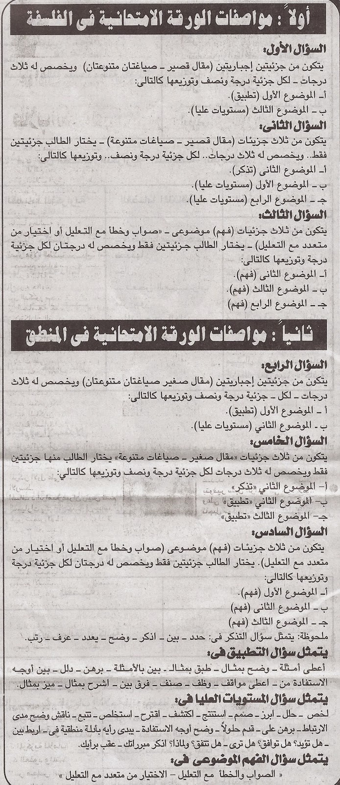 مواصفات فلسفة ومنطق ومراجعة الجمهورية3-1-2015 Scan0006