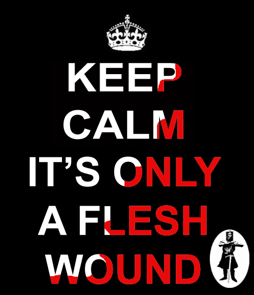 Non-Pony Picspam! - Page 18 Keep-calm-it-is-only-a-flesh-wound