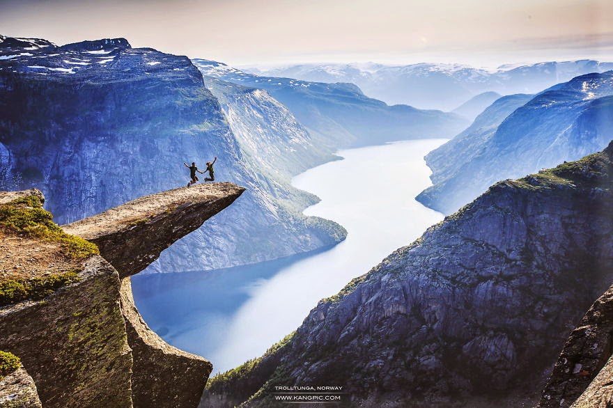 مناظر من النروج Norway-Trolltunga