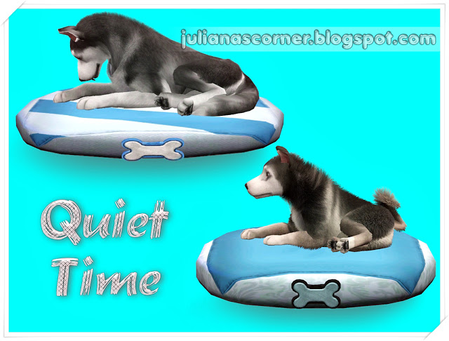 Quiet Time-Pet bed by Juliana 001