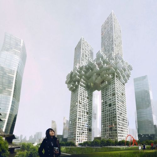 الفن المعماري A-cloud-towers-korea-6