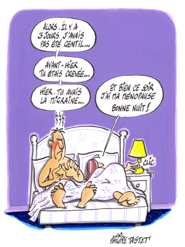 Lers excuses des femmes.... Migraine