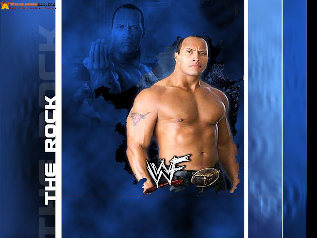  The Rock , صور ابطال المصارعة 2013 , صور نجوم المصارعة الحرة 2014 Rock-wwe-wallpaper