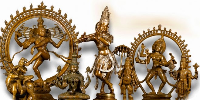 கண்ணுக்கு விருந்து - பித்தளையில் அழகிய கைவேலைப்பாடு  Bronze-sculptures-14