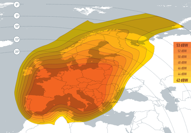  قنوات إفريقية ناقلة لبعض دوريات المهمة مجانا  EUTELSAT_5WA_Ku-band_Superbeam_Downlink_Coverage