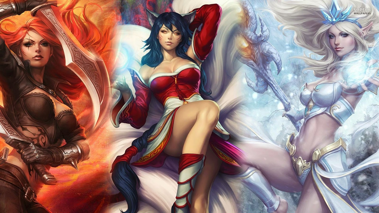 Tải hình ảnh nền các tướng Liên Minh đẹp cho máy tính League-of-legends-women-27090-1920x1080