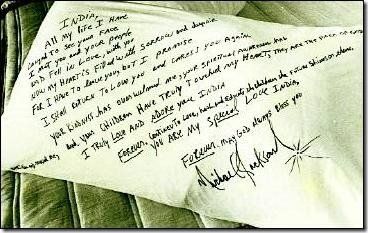 " 60 Notas Escritas por Michael Jackson " 48