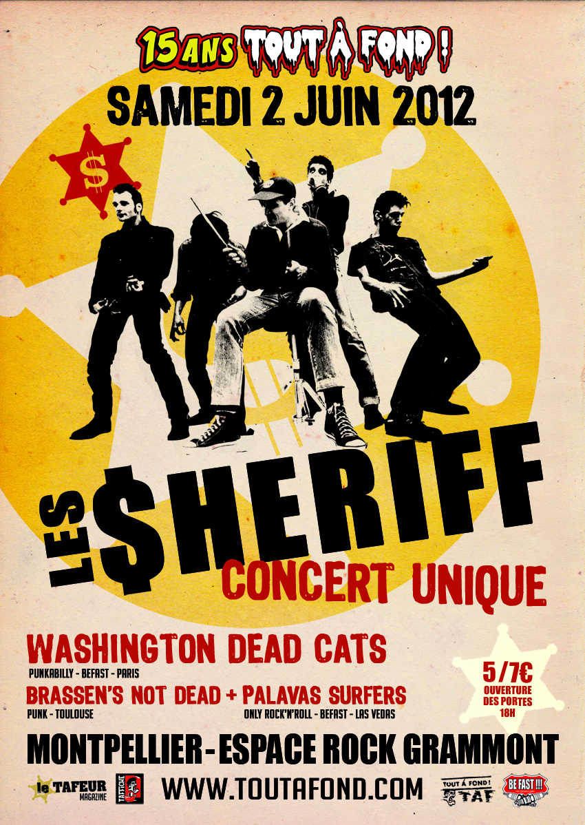 LES SHERIFFS @ESPACE ROCK GRAMMONT AfficheSheriffWEB