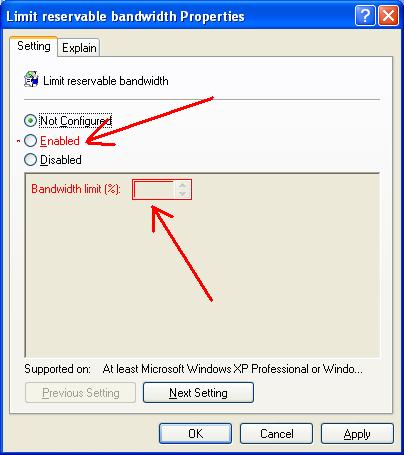 OT:Internet Bandwidth | Connection Speed Increase in Windows XP Step06