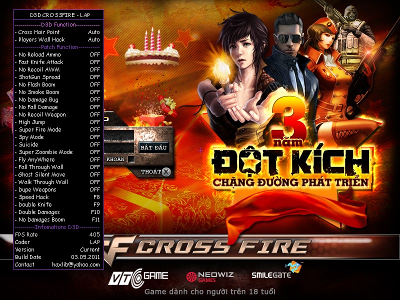 VAPModz 1.0 -Wall Hack,Chém dao nhanh,Hack Speed,Nhảy cao và nhiều tính năng 1085 Crossfire20110521_0000