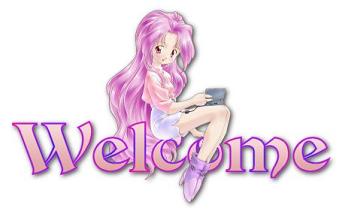 Plauderecke - Seite 3 Pink-anime-welcome-sign