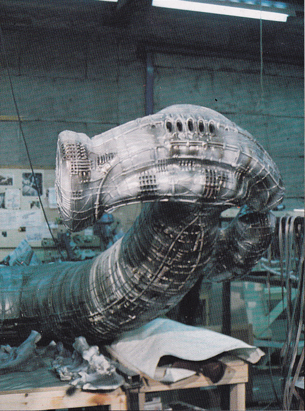 Baubericht des Derelict Ship auf LV 426 aus Alien und Aliens,Garage Kit/Seahorse Derelictright