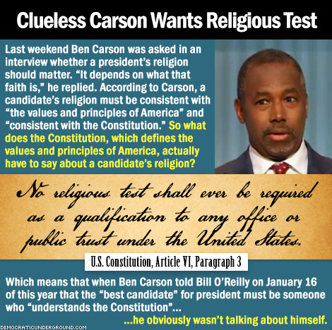 The insanity of religion Clueless-carson