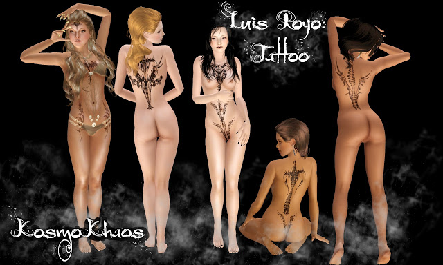 KosmoKhaos Luis Royo Tattoo Pose Pack Screenshot-124