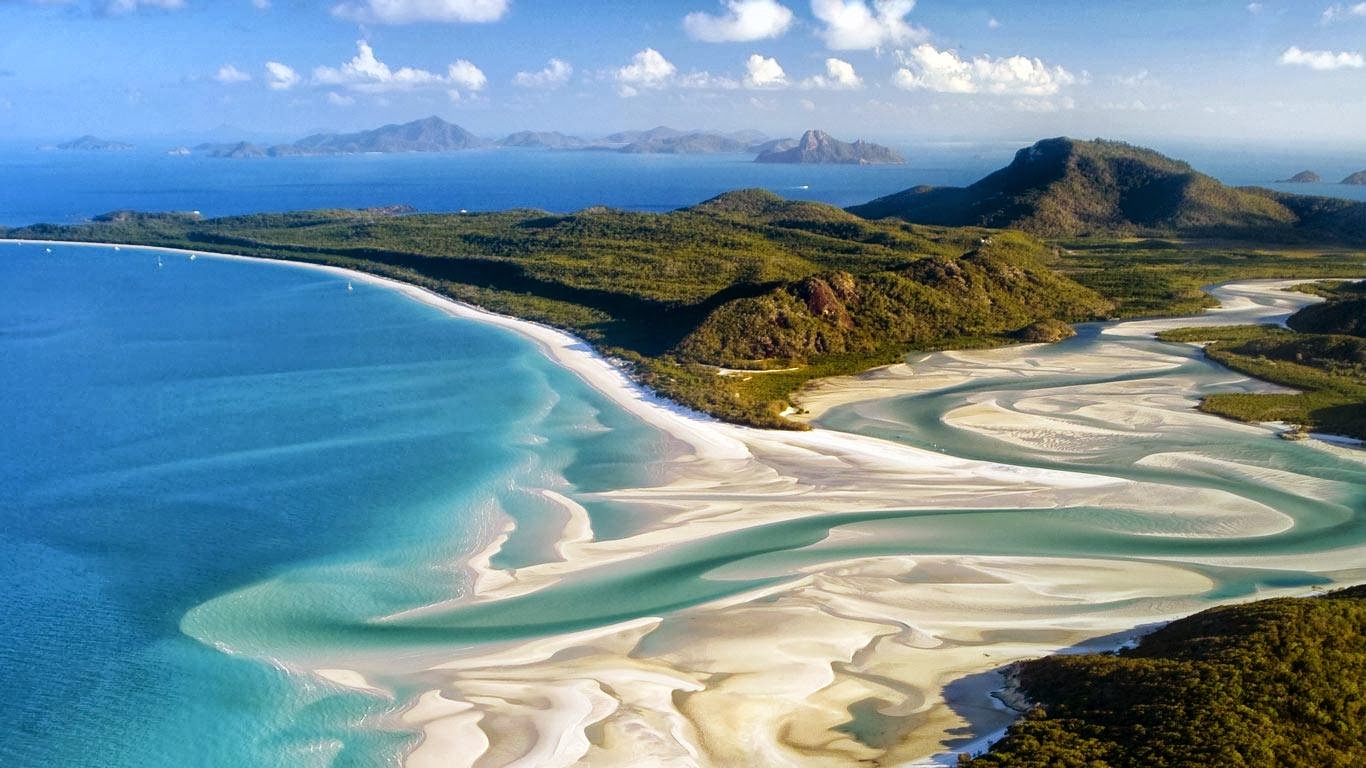 شاطئ حار برمال باردة WhitehavenBeach_20120919