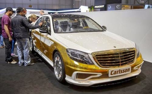  اصدار سيارة مرسيدس تحتوي على 278 قطعة من الذهب  Mercedes-cs50-gold-14