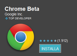 Chrome arriva anche su Android Chrome-beta