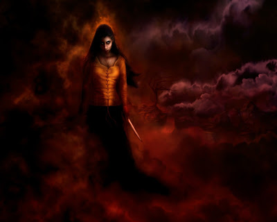 احلا خلفيات رعب  Evil-girl-wallpaper