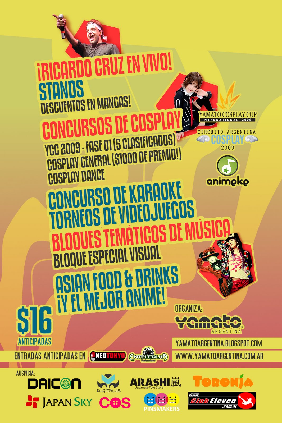 YAMATO AWAKE, la fiesta de anime más importante de Argentina. Volante_awake_2