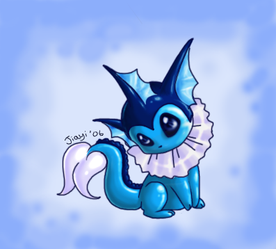 // * Club de Eevee y evoluciones v.2 * \\ - Página 6 Vaporeon_Feelin___Blue_by_Jiayi