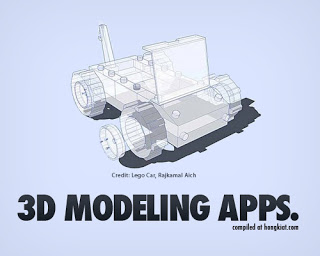 முப்பரிமாண உருவமைப்புகளை உருவாக்கவென சில திறந்த இலவச மென்பொருட்கள்(3D Modelling Free Softwares) 3d