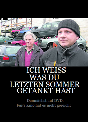 Die KFZ-Werkstatt, die das Auto nicht reparieren konnte, und deswegen Heizl in Tank kippte und das Zollamt anrief Ich-wei%C3%9F-was-Du-letzten-Sommer-getankt-hast