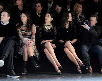 Ashley Greene Front Row At Dolce And Gabbana Show Ag06