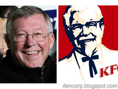 Funny Pictures : Football Players and Their Famous Lookalike Twin - Page 5 SAF-KFC