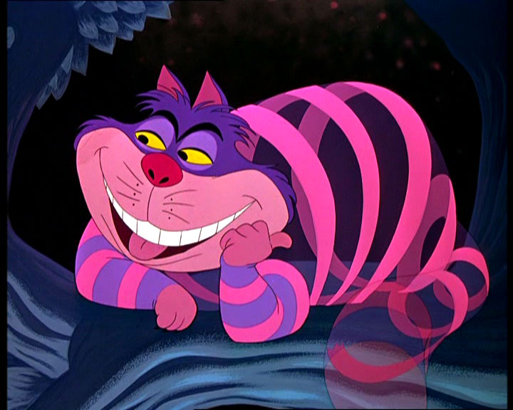 Vos 10 personnages animés Disney préférés Cheshire-cat