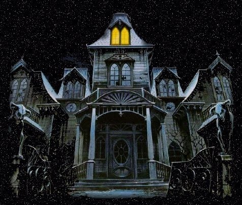 Къщата за Хелоуин Партито  Scary-house-wallpapers