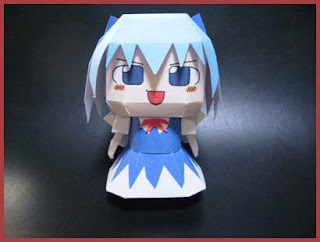 Lee So Cool's collection Anime-cirno-chiruno-papercraft