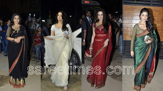 الساري الهندي  Designer-Saris-Film-Fare-Awards-2011
