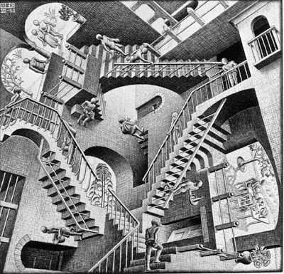 El mundo de M. C. Escher EscherRelativityLarge