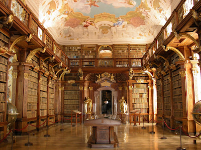 Le maison Levallois Melk_-_Abbey_-_Library
