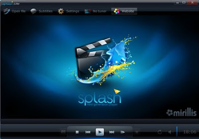 reproductor de video splash HD player Splash