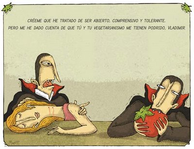 Humor vampirco 2Vampiro-vegetariano