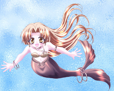 Mermaid Princess Fan Mades Seira2