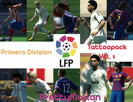 Pes 2010 - Primera Division Tattoo Pack Vol.1 Preview