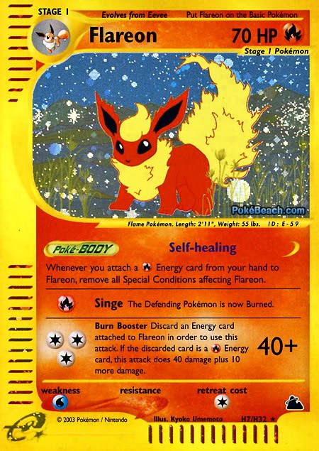 Pokémon Trading Card Game H7-flareon