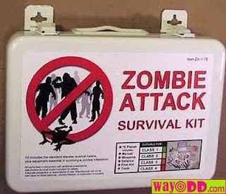 The First Zombie-Proof House Funny-pictures-zombie-survival-kit-1cs