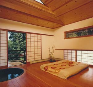 غرف نوم على الطراز الياباني Japanese_bedroom