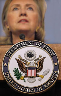 HILLARY HOLDS FIRST-EVER MASS MEETING OF US AMBASSADORS Hillary-state-dept-seal