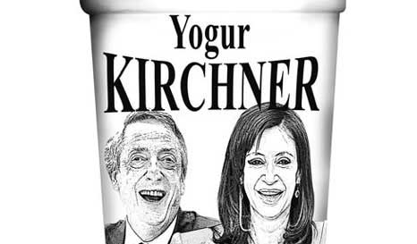 Pirotecnia Politica Yogur_Cristina_Nestor_Kirchner1