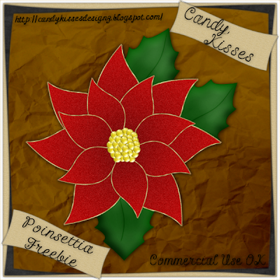 Poinsettia Freebie - By: Candy Kisses Poinsettiafreebie