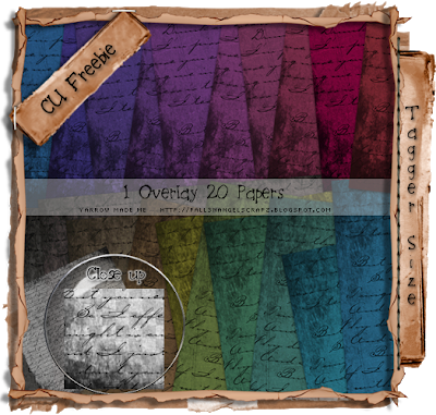 Tagger Size Grunge Script Overlay & Papers Preview