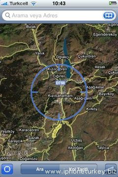 iPhone'da Harita Uygulaması ve GPS Maps_agps_02