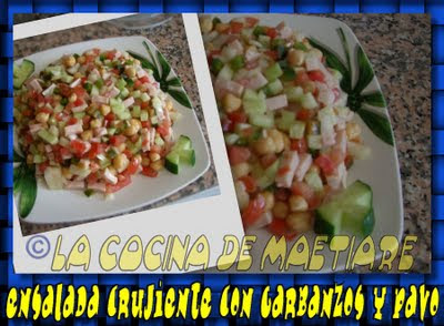 Ensalada crujiente con garbanzos y pavo Collage3