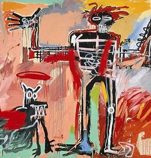 Pintura (movido). 300px-Untitled_painting_by_--Jean-Michel_Basquiat--