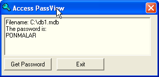MS-Access கோப்புகளின் கடவுச்சொல்லை மீட்க இலவச மென்பொருள் ACCESSVIEW2