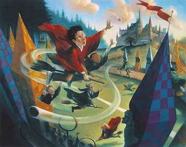 Тренировките на Рейвънклоу Quidditch